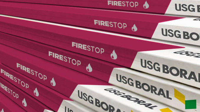 Asbestos warning issued on USG Boral board products